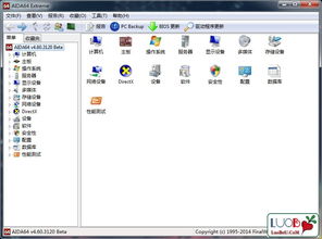 AIDA64 Extreme Edition 测试软硬件信息 4.70.3244 简体中文绿色版 界面预览 U盘装系统 U盘启动盘制作工具 萝卜家园